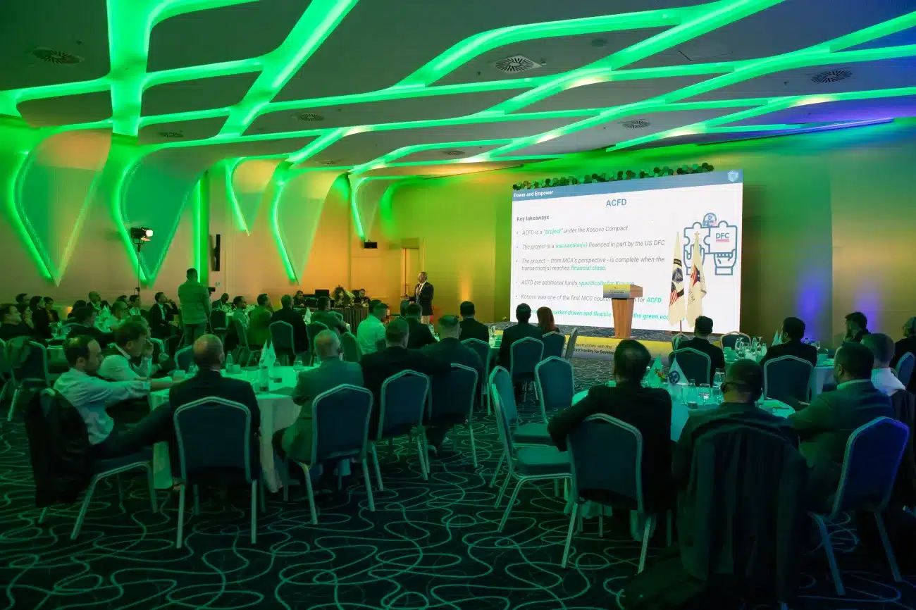 MCA Kosovo and MCC host an informative session with Kosovo businesses on access to finance for green energy projects